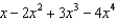 <strong>Find the first four terms in the Maclaurin series for .</strong> A) e. b. f. c. g. d. h.<sup> </sup> <sup> </sup>