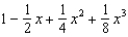 <strong>Find the terms of the Maclaurin series for , as far as the term in .</strong> A) e. b. f. c. g. d. h.