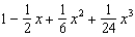 <strong>Find the terms of the Maclaurin series for , as far as the term in .</strong> A) e. b. f. c. g. d. h.