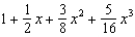 <strong>Find the terms of the Maclaurin series for , as far as the term in .</strong> A) e. b. f. c. g. d. h.