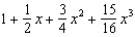 <strong>Find the terms of the Maclaurin series for , as far as the term in .</strong> A) e. b. f. c. g. d. h.