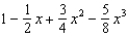 <strong>Find the terms of the Maclaurin series for , as far as the term in .</strong> A) e. b. f. c. g. d. h.