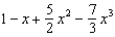<strong>Find the terms of the Maclaurin series for , as far as the term in .</strong> A) e. b. f. c. g. d. h.