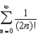 Find the sum of the series .