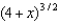 Use the binomial series to expand as a power series. State the radius of convergence.