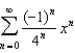 Which of the following is the power series centered at for ? 1) 2) 3) a.None E)1, 2 B)1 F)1, 3 C)2 G)2, 3 D)3 H)1, 2, 3