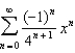 Which of the following is the power series centered at for ? 1) 2) 3) a.None E)1, 2 B)1 F)1, 3 C)2 G)2, 3 D)3 H)1, 2, 3