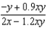 <strong>Suppose that we model populations (in millions) of predators and preys with the system of differential equations: Find the expression for .</strong> A) e. b. f. c. g. d. h.