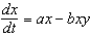 A predator-prey system is modeled by the system of differential equations , , where a, b, c, and d are positive constants.(a) Which variable, x or y, represents the predator? Defend your choice.(b) Show that the given system of differential equations has the two equilibrium solutions and .(c) Explain the significance of each of the equilibrium solutions.