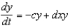 A predator-prey system is modeled by the system of differential equations , , where a, b, c, and d are positive constants.(a) Which variable, x or y, represents the predator? Defend your choice.(b) Show that the given system of differential equations has the two equilibrium solutions and .(c) Explain the significance of each of the equilibrium solutions.