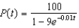 <strong>Suppose a population growth is modeled by the logistic equation with P(0) = 10. Find the formula for the population after t years.</strong> A) e. b. f. c. g. d. h.