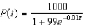 <strong>Suppose a population growth is modeled by the logistic equation with P(0) = 10. Find the formula for the population after t years.</strong> A) e. b. f. c. g. d. h.