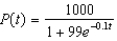 <strong>Suppose a population growth is modeled by the logistic equation with P(0) = 10. Find the formula for the population after t years.</strong> A) e. b. f. c. g. d. h.