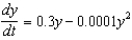 A rumor tends to spread according to the logistic differential equation , where y is the number of people in the community who have heard the rumor and t is the time in days.(a) Describe the population for this sociological study.(b) Assume that there were 10 people who knew the rumor at initial time t = 0. Find the solution for the differential equation.(c) How many days will it take for half of the population to hear the rumor?