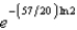 <strong>Carbon 14, with a half-life of 5700 years, is used to estimate the age of organic materials. What fraction of the original amount of carbon 14 would an object have if it were 2000 years old?</strong> A) e. b. f. c. g. d. h.
