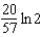 <strong>Carbon 14, with a half-life of 5700 years, is used to estimate the age of organic materials. What fraction of the original amount of carbon 14 would an object have if it were 2000 years old?</strong> A) e. b. f. c. g. d. h.