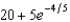 <strong>An object cools at a rate (in ) equal to of the difference between its temperature and that of the surrounding air. If a room is kept at 20 C and the temperature of the object is 28 C, what is the temperature of the object 5 minutes later?</strong> A)22 E) b.24 F) c. g. d. h.