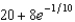 <strong>An object cools at a rate (in ) equal to of the difference between its temperature and that of the surrounding air. If a room is kept at 20 C and the temperature of the object is 28 C, what is the temperature of the object 5 minutes later?</strong> A)22 E) b.24 F) c. g. d. h.