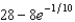 <strong>An object cools at a rate (in ) equal to of the difference between its temperature and that of the surrounding air. If a room is kept at 20 C and the temperature of the object is 28 C, what is the temperature of the object 5 minutes later?</strong> A)22 E) b.24 F) c. g. d. h.