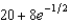 <strong>An object cools at a rate (in ) equal to of the difference between its temperature and that of the surrounding air. If a room is kept at 20 C and the temperature of the object is 28 C, what is the temperature of the object 5 minutes later?</strong> A)22 E) b.24 F) c. g. d. h.