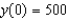 <strong>Solve the differential equation subject to the initial condition . From your solution, and the value of the limit .</strong> A)5000 E)200 B)2500 F)20000 C)1000 G)100 D)2000 H)500