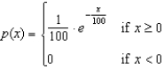 Suppose that the mileage (in thousands of miles) which car owners can obtain from a certain kind of tire has the probability density Find the probability that a tire chosen at random will last (a) at most 10,000 miles.(b) between 15,000 and 25,000 miles.(c) at least 30,000 miles.