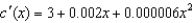 <strong>Suppose a company has estimated that the marginal cost of manufacturing x pairs of a new line of jeans is (measured in dollars per pair) with a fixed start-up cost of c(0) = 2000. Find the cost of producing the first 1000 pair of jeans.</strong> A)$2000 E)$3000 B)$4000 F)$5000 C)$6000 G)$8000 D)$10,000 H)$15,000