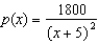 The demand function for a certain commodity is , and consumer surplus is 90. What should be the selling price?
