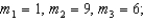 <strong>Find the center of mass of the linear system .</strong> A) e. b. f. c.6 G) d. h.