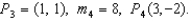 Find the center of mass of the system a. e. b. f. c. g. d. h.