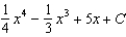 <strong>Find the most general antiderivative of the function .</strong> A) e. b. f. c. g. d. h.