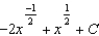 <strong>Find the most general antiderivative of the function .</strong> A) e. b. f. c. g. d. h.