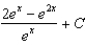 <strong>Find the most general antiderivative of the function .</strong> A) e. b. f. c. g. d. h.