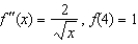 Find f(x) if .