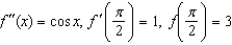 Find f(x) if .