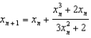 <strong>Given , use Newton's method to find the iterative formula for .</strong> A) e. b. f. c. g. d. h.None of these