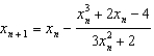 <strong>Given , use Newton's method to find the iterative formula for .</strong> A) e. b. f. c. g. d. h.None of these