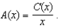 If the total cost for producing x units of a particular product is given by C(x), then the average cost of production those x units is given by (a) If our cost function is , what value of x will result in the minimum average cost? (b) What is the minimum average cost?