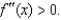Given the graph of , answer the questions that follow. (a) Find all values of x at which (i) f is increasing.(iv) (vii) (ii) f is decreasing.(v) f has an inflection point.(viii) f has a local maximum.(iii) (vi) (ix) f has a local minimum.(b) Sketch a graph which could represent y = f (x).