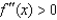 Given the graph of y = f (x), find all values of x for which (a) (b) (c) (d)
