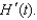 Water is flowing into a large cylindrical tank at a constant rate. Let H (t) represent the height of the water level at time t.(a) Sketch a possible graph of H (t).(b) Describe how the rate of change of H with respect to t varies as t increases.(c) Sketch a graph of