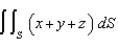 <strong>Evaluate the surface integral , where S is that part of the plane that lies above the square with vertices , and .</strong> A) B) C) D) E) F) G) H)