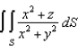 Evaluate , where S is the part of the surface that lies between the cylinders and .