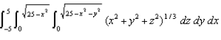 Evaluate by changing to spherical coordinates.