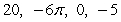 <strong>Determine which numbers in the set are integers. </strong> A) B) C) D) E)