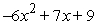 <strong>Evaluate the expression for the given value of x. expression: value: x = -4</strong> A) 29 B) -115 C) 77 D) -94 E) 50