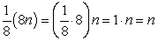 <strong>Identify the rules of algebra illustrated from left to right by the following statement. </strong> A) associative property of multiplication; multiplicative inverse property; multiplicative identity property B) commutative property of multiplication; multiplicative inverse property; multiplicative identity property C) associative property of multiplication; multiplicative identity property; multiplicative inverse property D) commutative property of multiplication; multiplicative identity property; multiplicative inverse property E) distributive property; multiplicative identity property; multiplicative inverse property