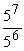 <strong>Evaluate the expression. </strong> A) B) C) D) 5 E) -5