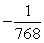 <strong>Evaluate the expression for the given value of x. x = 4</strong> A) 48 B) C) D) 768 E) -768