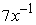 <strong>Evaluate the expression for the given value of x. x = -5</strong> A) B) C) D) -35 E) 35